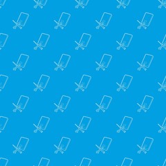 Gadget after reparation pattern vector seamless blue repeat for any use