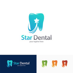 Dental Star Logo Design Template