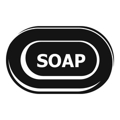 Aloe soap icon. Simple illustration of aloe soap vector icon for web design isolated on white background