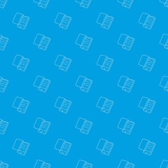 Gadget disassembled pattern vector seamless blue repeat for any use