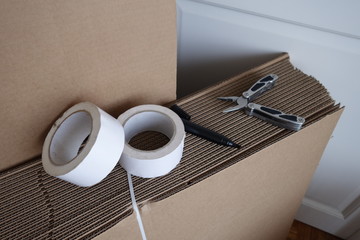 cartons et matériel d'emballage