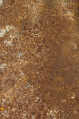 The Texture Of The Old Rusty Metal Plate.