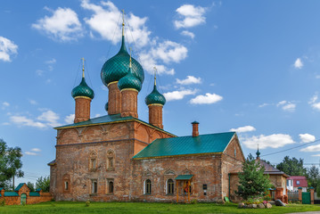 Temple ensemble in Korovniki, Yaroslavl, Russia