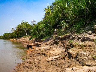 River bank in Peru