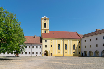 Fototapeta premium Inside the Citadel of Oradea, build in 1241