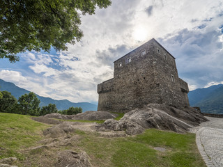 Bellinzona Castle. UNESCO heritage Sasso Corbaro