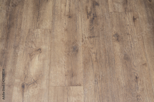 Modern Vinyl Floor With Old Wood Imitation Close Up Of New Beige