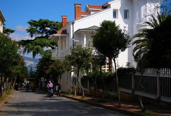 Obraz premium A street view from Buyukada