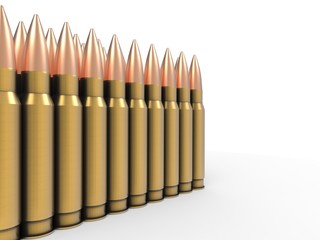 Batch of ammo - high calibre bullets
