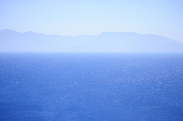 Blue greece world
