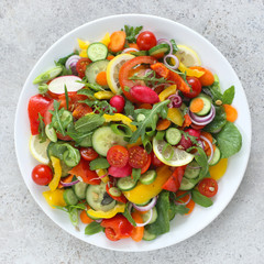 Raw vegetable Salad
