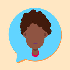callcenter woman support online operator, customer and technical service icon, chat concept, flat design vector illustration