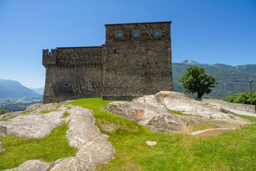Sasso Corbaro castle, Bellinzona, Switzerland