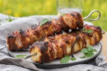 Halloumi Cheese Kebabs