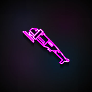 polishing machine icon. Element of Home repair tool icons for mobile concept and web apps. Neon polishing machine icon can be used for web and mobile apps