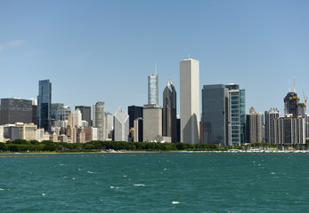 Chicago cityscape. Skycraper of Chicago