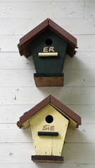 lustige vogelhäuschen