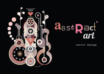 Abstract Art Design vector illustration
