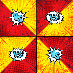 Comic vs bright templates set