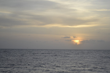 atardecer cartagena colombia