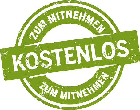 gr&uuml;nes Siegel kostenlos zum Mitnehmen