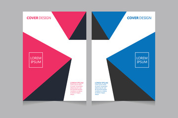 Annual report, pamphlet, presentation, brochure. Front page, book cover layout design. Cover design template. Abstract Cover Design. Modern Cover Design.