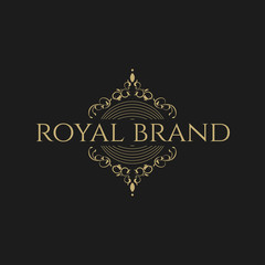 Logo Luxury with vintage Color