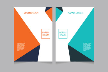 Annual report, pamphlet, presentation, brochure. Front page, book cover layout design. Cover design template. Abstract Cover Design. Modern Cover Design.