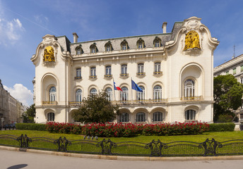 Naklejka premium Siedziba ambasady francuskiej w Wiedniu