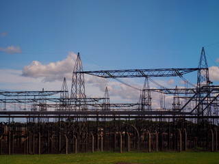 Fototapeta premium Elektrizitätswerk