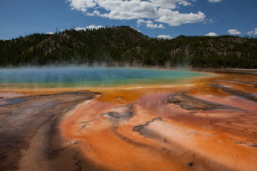 Grand Prismatic Spring, Midway Geyser Basin, Yellowstone National Park