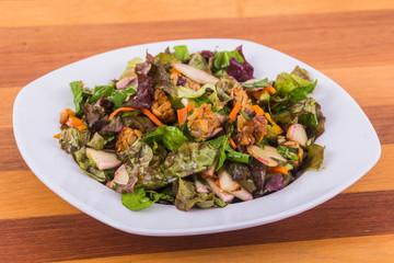 tempeh mixed salad