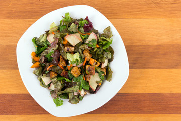 tempeh mixed salad