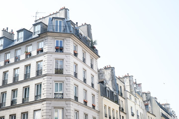 Fototapeta na wymiar Buildings in Paris