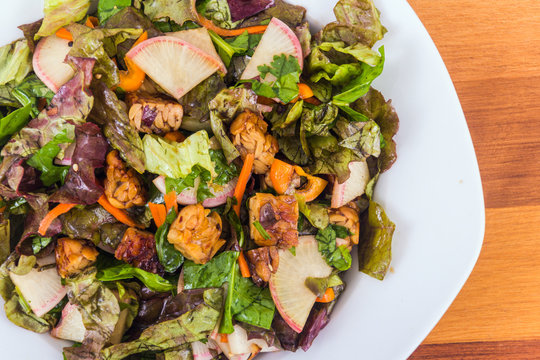 Tempeh Mixed Salad