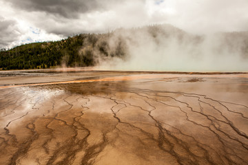 Grand Prismatic Spring, Midway Geyser Basin, Yellowstone National Park