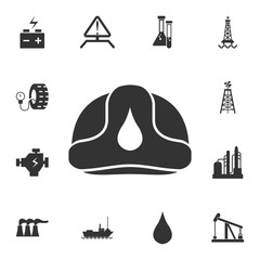 Oil under ground icon. Simple element illustration. Oil under ground symbol design from Petrol collection set. Can be used for web and mobile