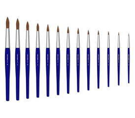 set of paint brush on transparent background