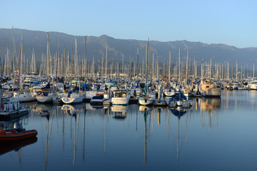 Boats in Santa Barbara, California