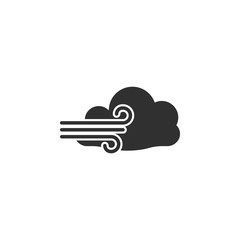 cloud with wind icon. Elements of weather signs icon