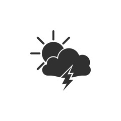 cloud lightning icon