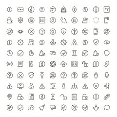 Interface icon set