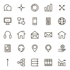 Communication flat icon