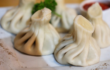 Khinkali - Georgian dumplingn