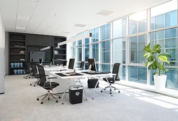 Fotobehang moderne kantoor interieur. © Victor zastol'skiy