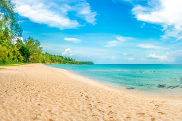 Sunshine at Sand and Sea Asia Beach Thailand Destinations  Beautiful Tropical Ocean Summer view