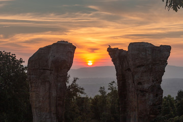 Sunrise at Mo Hin Khao, Phu Laen Kha National Park, Chaiyaphum Thailand