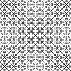 Stylish Black And White Monochrome Geometric Graphic Pattern Vector Illustration