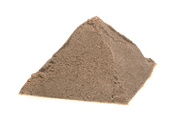sand isolated on white background