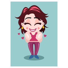 cute little emo gothic girls cartoon character